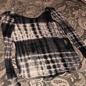 Lulus open/twisted back dolman long sleeve